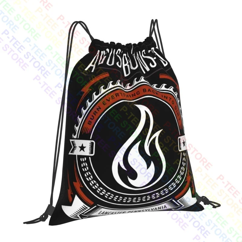 August Burns Red Metal Rock Band Drawstring Bags Gym Bag Hot New Style Gymnast Bag Outdoor Running