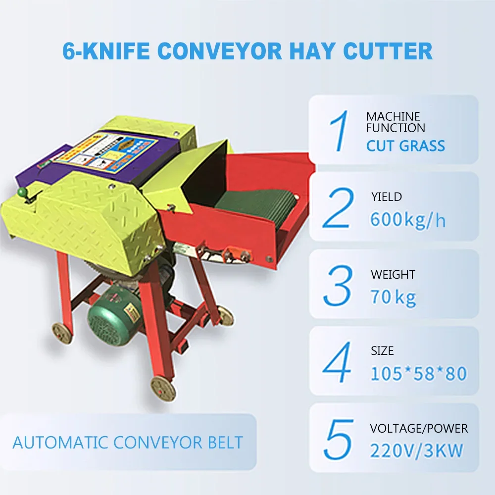 Household straw crusher shredder kneading machine 220v breeding special corn stalk large three-phase multi-function