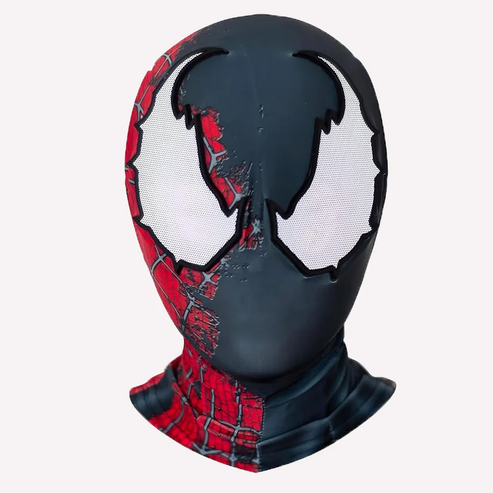 Spiderman Venom Mask Cosplay Venom Superhero Peter Parker Helmet Halloween Carnival Dress Up Party Costumes Props Gifts