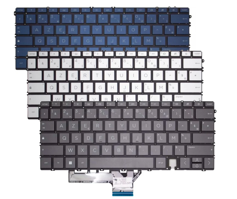 New French AZERTY Keyboard for HP Spectre 14-ef0000nf 14-ef0002nf 14-ef0003nf 14-ef0005nf 14-ef0006nf 14-ef0008nf Series BACKLIT