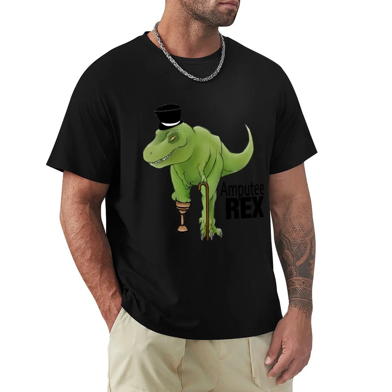 

Amputee Rex T-Shirt T-shirts oversize basketball graphic tees Men's t-shirts