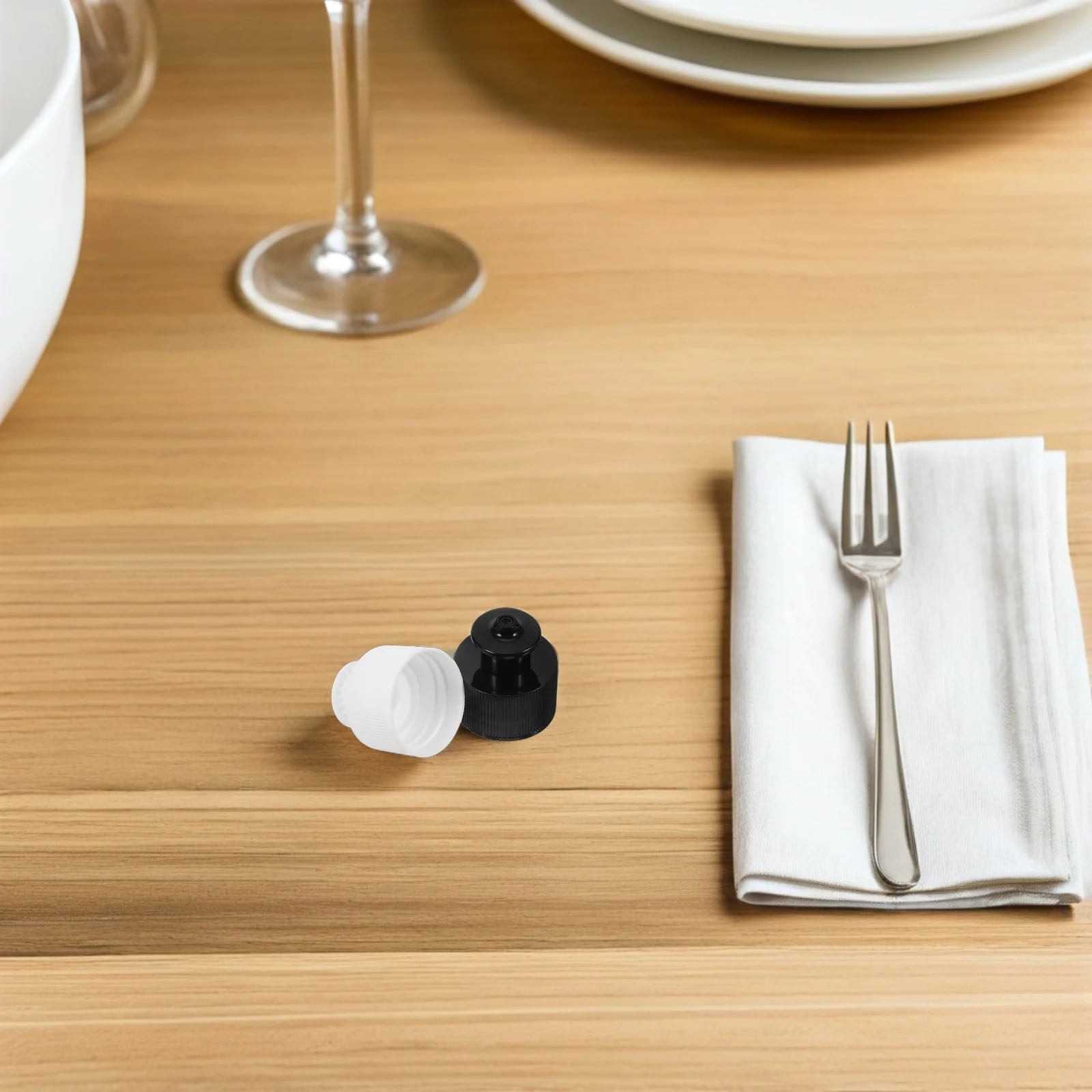 20 peças 28mm tampas de garrafa push pull tampas de parafuso de plástico reutilizáveis tampa dispensadora à prova de vazamento para esportes aquáticos acampamento garrafa de apertar