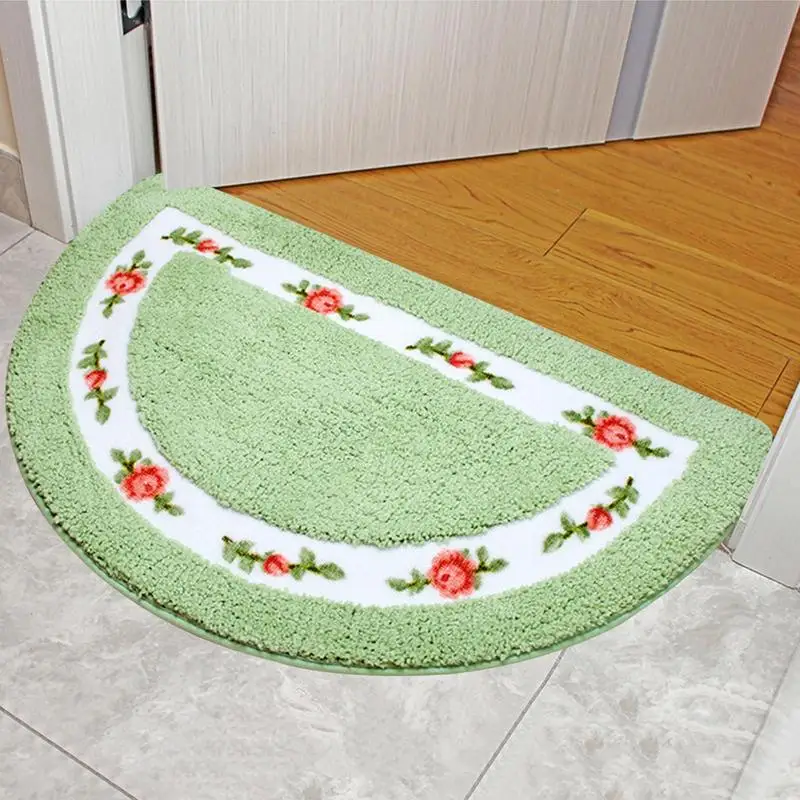 Rose Flower Area Rugs Beautiful Rose Flower Bath Mats Soft Plush Shaggy Bath Carpet Machine Wash Dry Bath Mats Decors For Tub