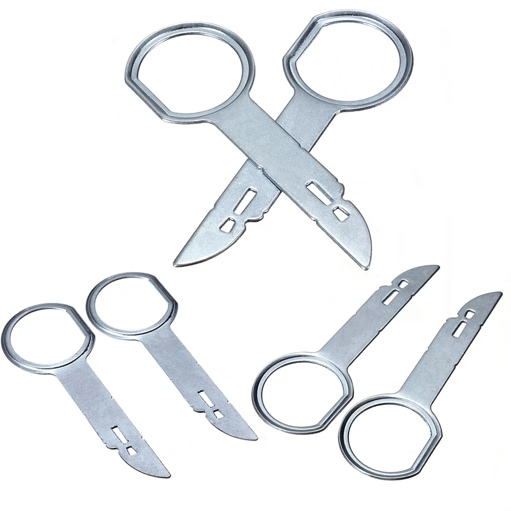 Key Pin Tool Multifunctional For Mercedes Benz Skoda Car Parts For Double Din Radio Removal Tools Universal