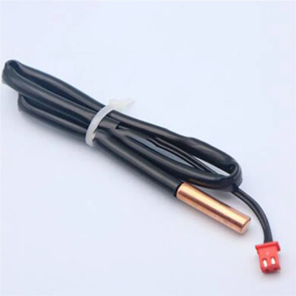 5K Rubber Head Tube Temp Sensor/ Copper Head Air Temp Sensor Universal Thermal Probe for Galanz Air Conditioner