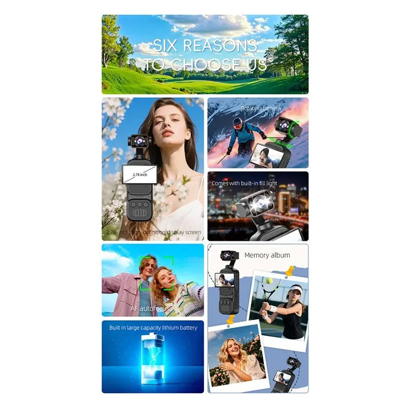 Y45A-Multifunctional Pocket Camera With HD Anti Shake