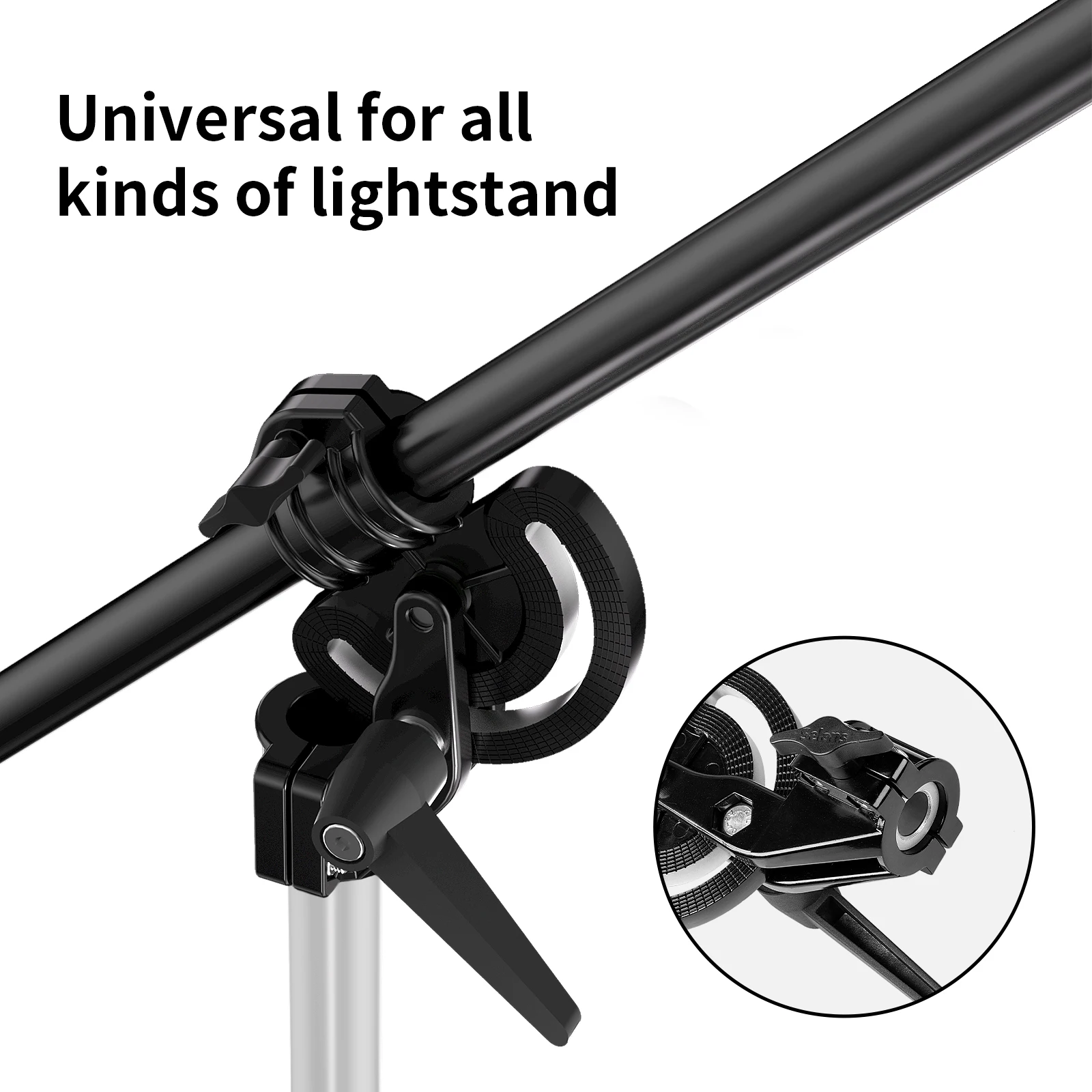 Selens 80-200cm 텔레스코픽 경사 붐 암/크로스 붐 + 사진 스튜디오 용 샌드백 에어 쿠션 스탠드 삼각대