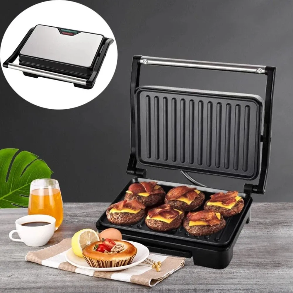 Non-Stick Sandwich Toaster Multifunctional Convenient Electric Sandwich Pan Large Capacity Quick Heating Sandwich Maker