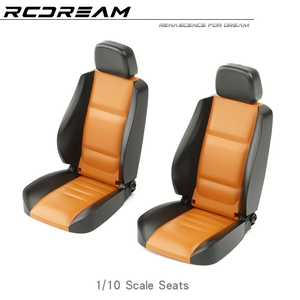 RCDream 1/10 1/8 Multi-directional Adjustment Seats for RC Crawler Trailer Truck TRX4 TRX6 D90 SCX10 RD110 Interior DIY #R045BY