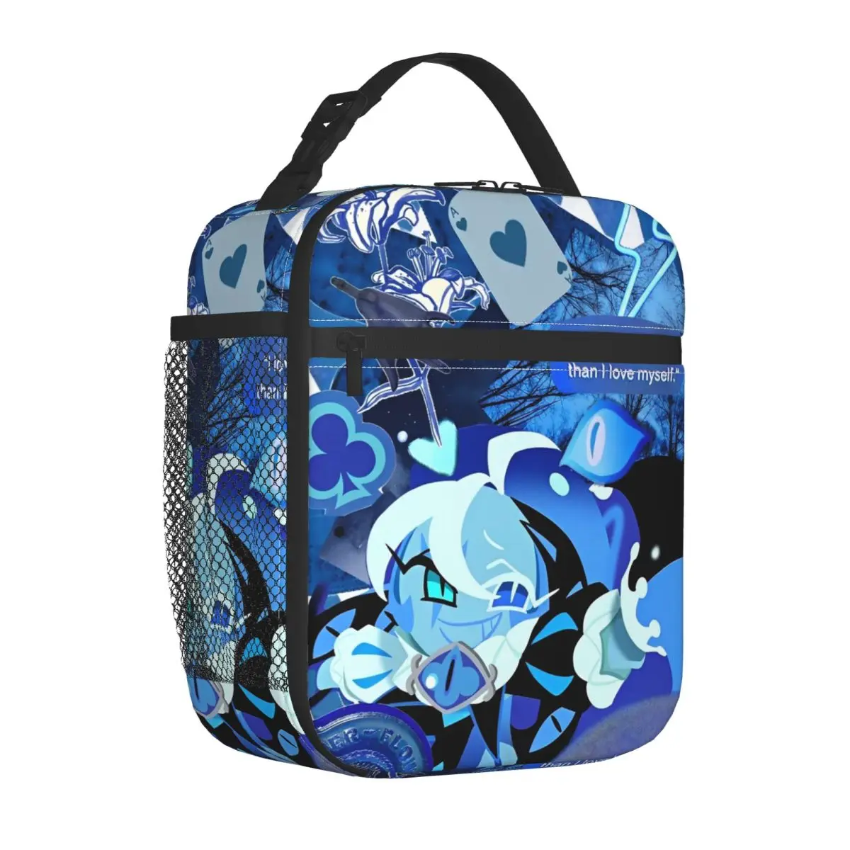 Shadow Milk Cookie Run Kingdom Insulated Lunch Bag Large Cute Cartoon Anime Meal Container Thermal Bag Tote Lunch Box Men Women