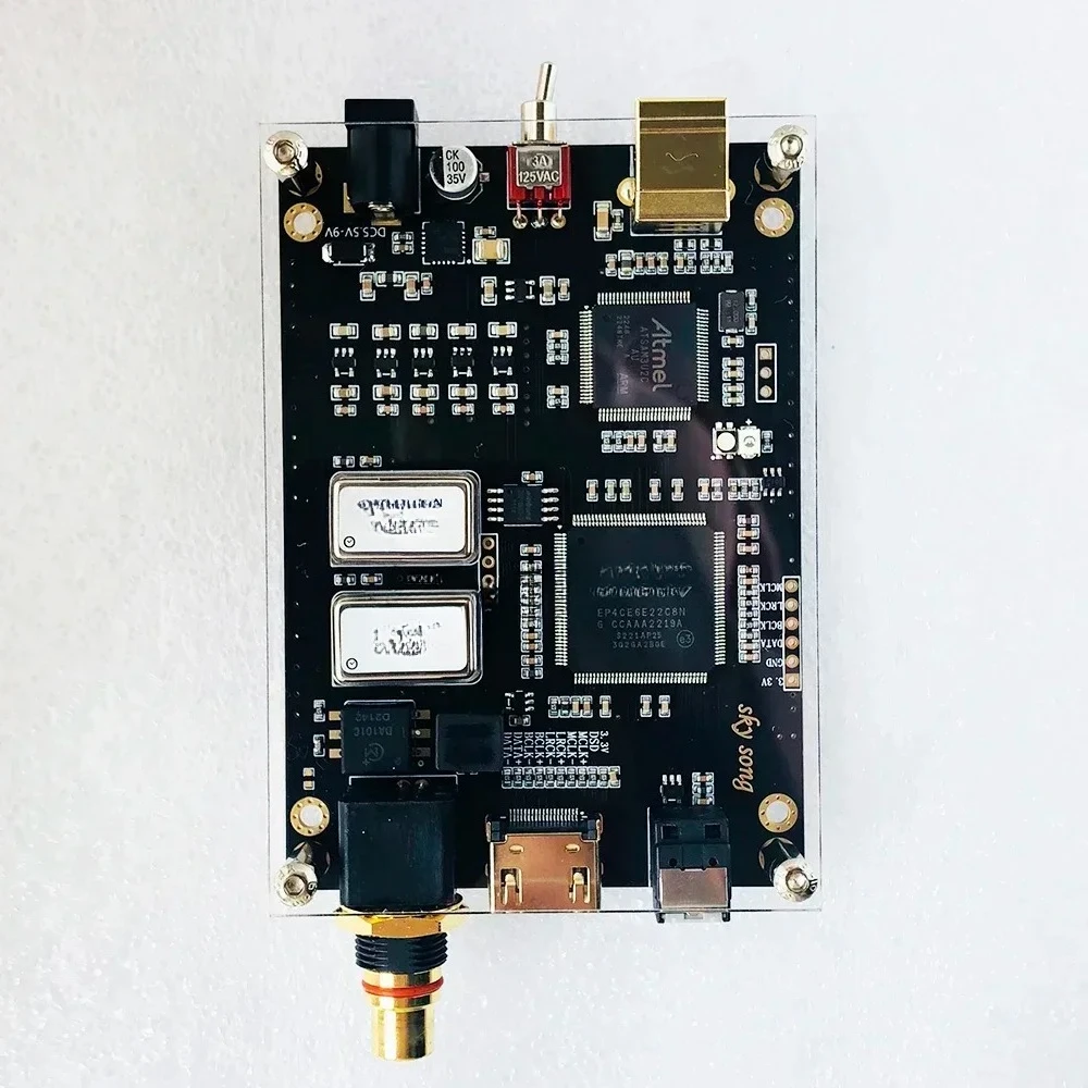 Usb Interface Card Cpld Spdif I2s Dsd512 Dop128 Coaxial Output I2s Signal Processing and Spdif Signal Conversion