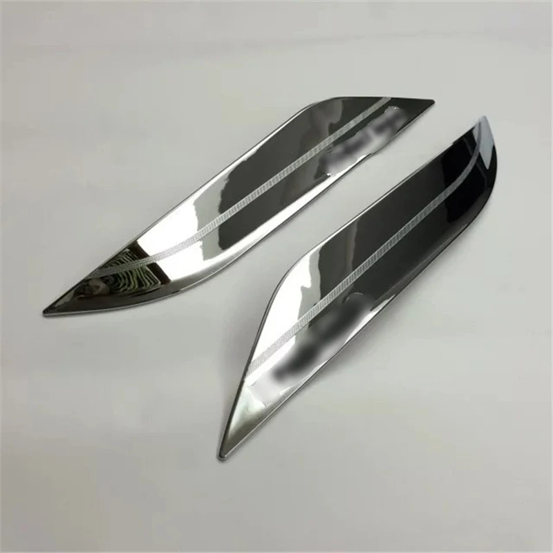 ABS Chrome Front Headlight Lamp Strip Cover Trim Headlamp Frame For Toyota Land Cruiser Prado FJ150 FJ 150 2014 2015 2016 2017