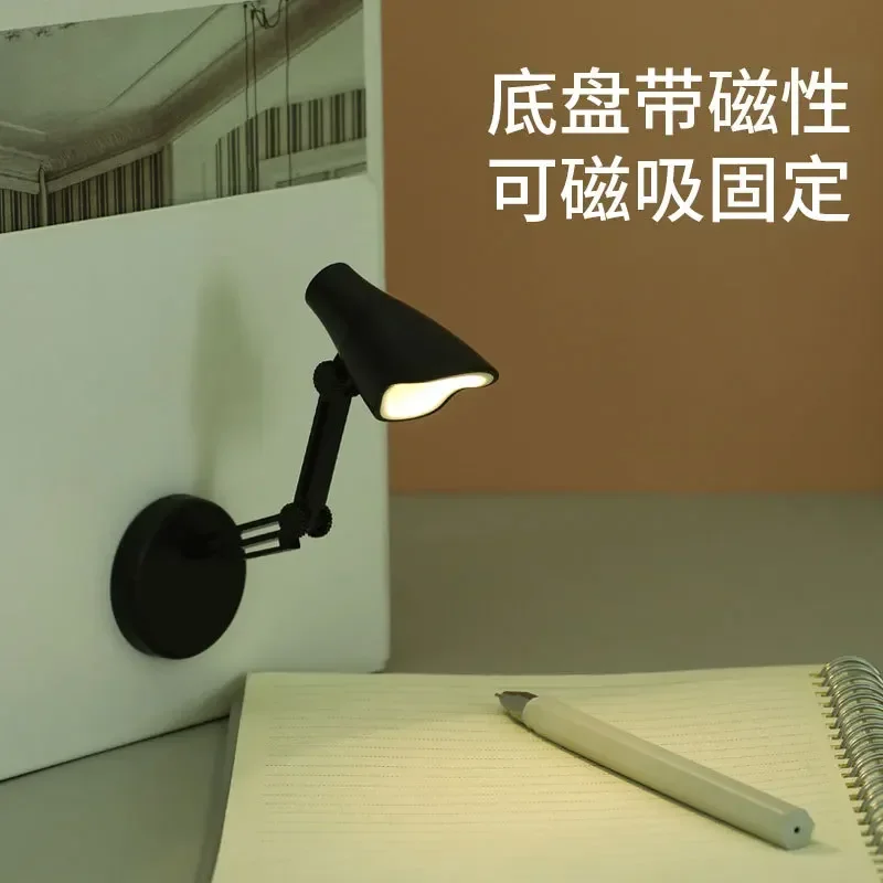 LED Mini Table Lamp Creative Portable Night Light with Clip Student Dormitory Quilt Reading Lamp