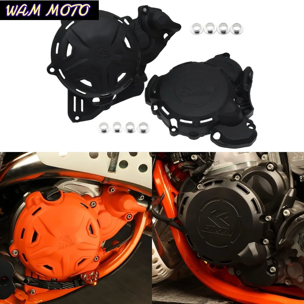 Motorcycle Engine Clutch Cover Protector Guard For Husqvarna TE250 TE300 For KTM EXC250 EXC300
