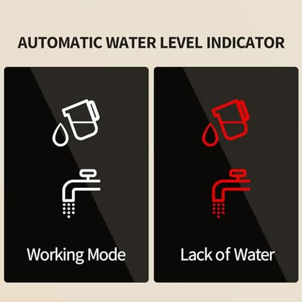 5가지 세척 프로그램을 갖춘 휴대용 조리대 식기세척기 이중 스프레이 터치스크린 스위치 열풍 건조 모드 및 2개의 급수 장치
