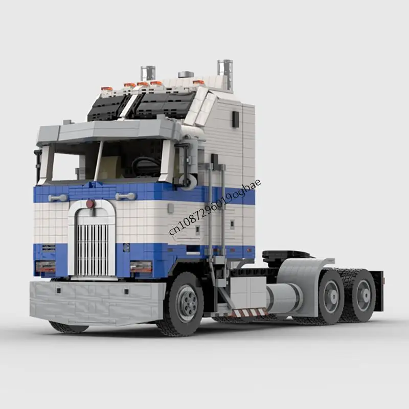 Новый 2848 шт. Moc City Engineering Series K100 Модель полугрузовика Diy Творческие идеи Детские игрушки Подарок на день рождения Технология Пазл на заказ