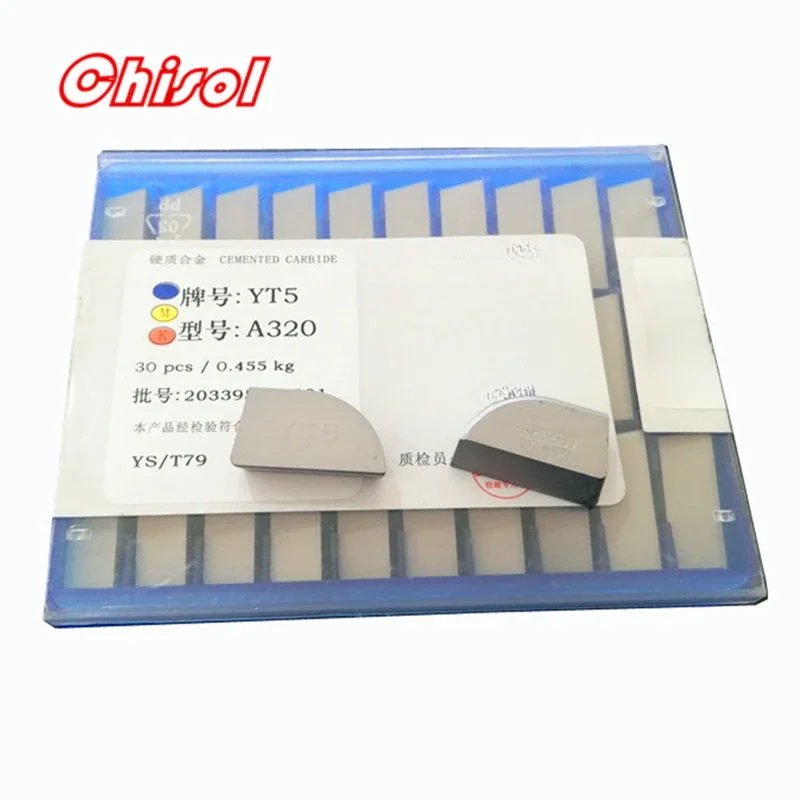 10pcs 20pcs 30pcs/box A320 A320Z YT5 YW2 YW1 YT15 YT14 YG6 YG8 Carbide Brazed Inserts Welding Tips Blade Cutter