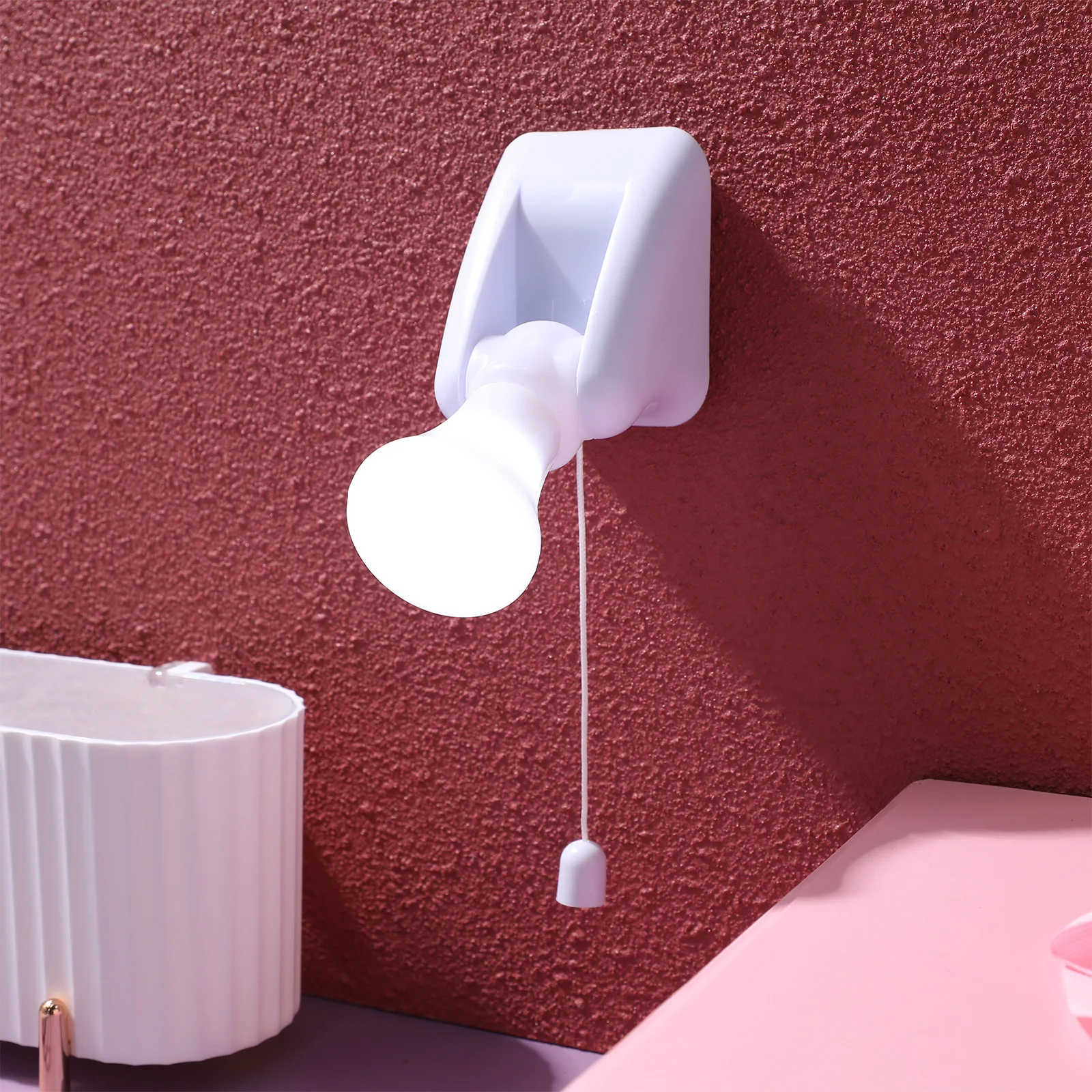 

Led Bulb Lamp Wall Mount Operated Cabinet Light Portable Adhesive Closet Light Energy Saving Long Time Lighting Low
