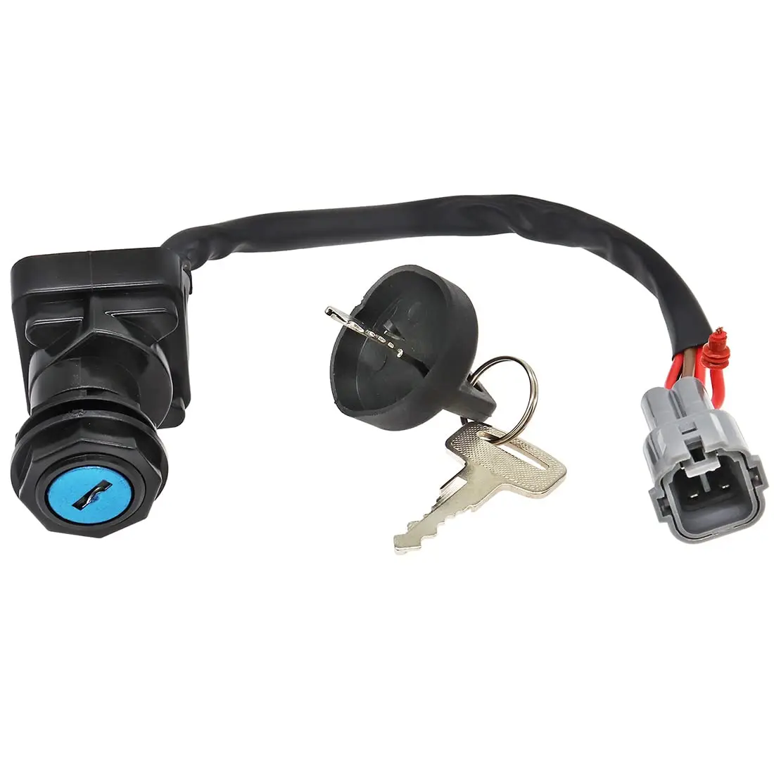 4-Pin Ignition Key Switch with 2 Keys for Arctic Cat 650 V2 H1 700 ATV 2004-2007 | Replaces 0430036
