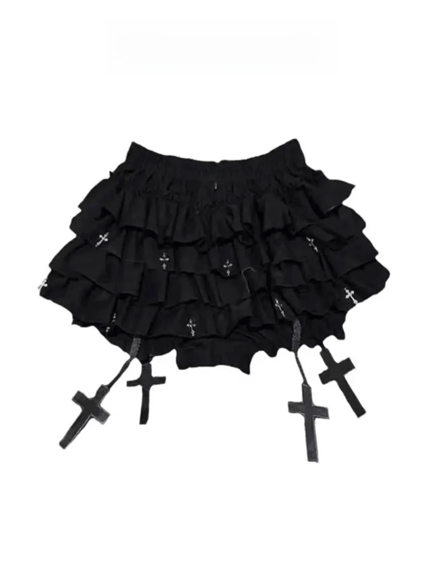

Gothic k Sle Women's Skirt Punk ort Skirts Ballet f-length Skirts Summer Hot Girl Subculture Fluffy Skirts