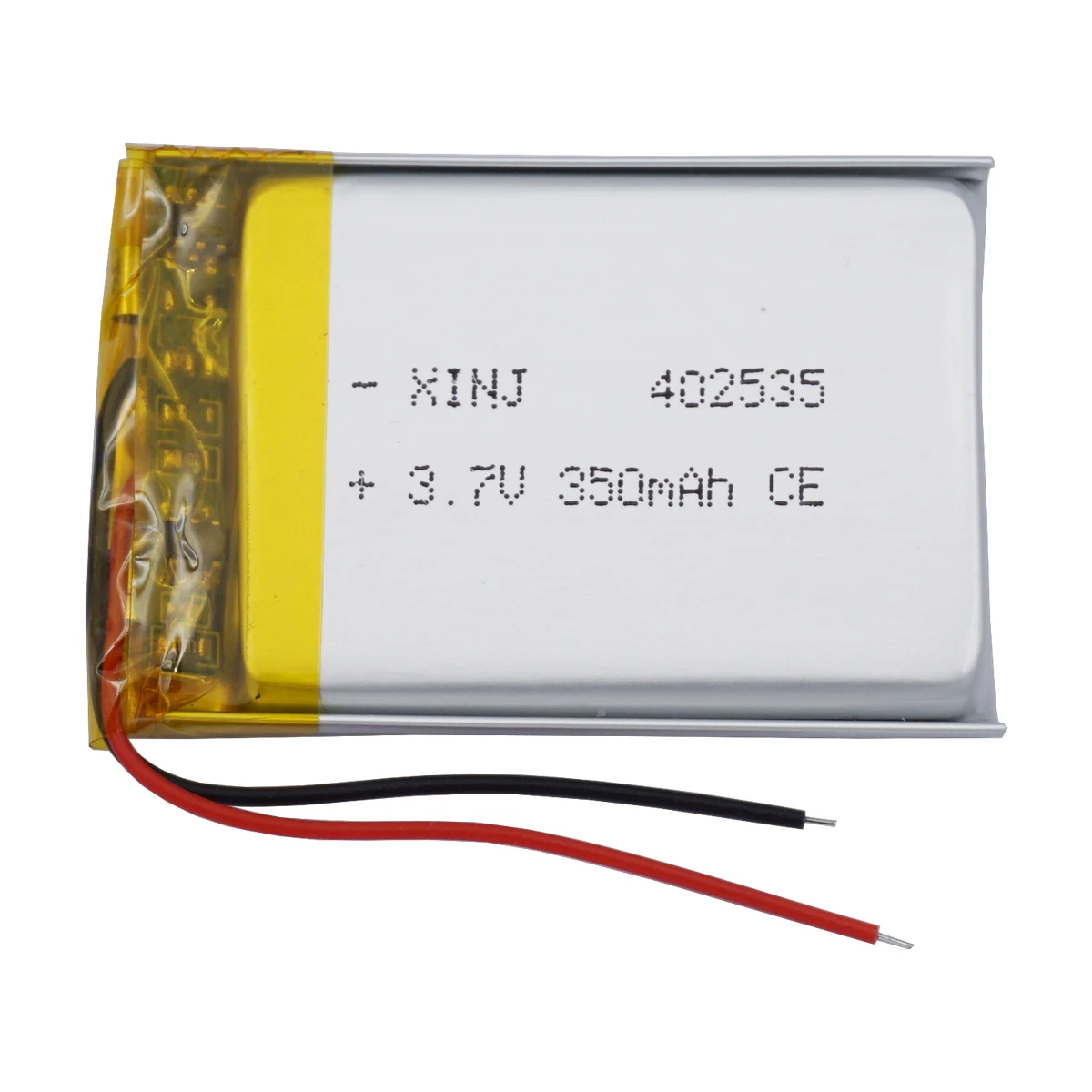 

XINJ 3.7V 350 mAh 402535 Rechargeable Polymer Li LiPo Lithium Battery For GPS Sat Nav Car Camera Driving Recorder Earphone MP3