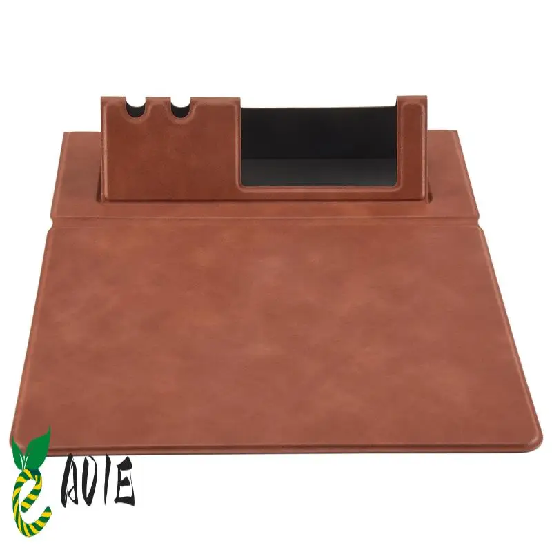 

Phone Holder Mouse Pads Portable Folding Mousepad Pen Holder Mouse Pad With Non-Slip Base, For Wireless Mouse