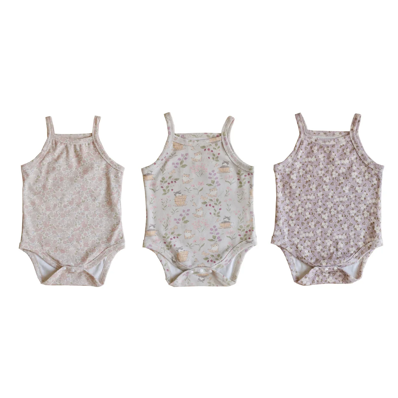 Summer Baby Clothes 2024 New Girls Babies Thin Suspender Jumpsuit Newborn Crawling Clothes