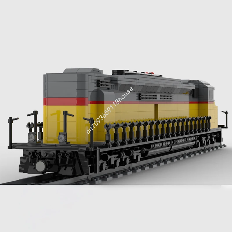 1621 Uds. MOC EMD DDA40X tren RC modelo bloques de construcción juguetes artesanales arquitectura montar ladrillo educativo Idea para niños regalos de navidad