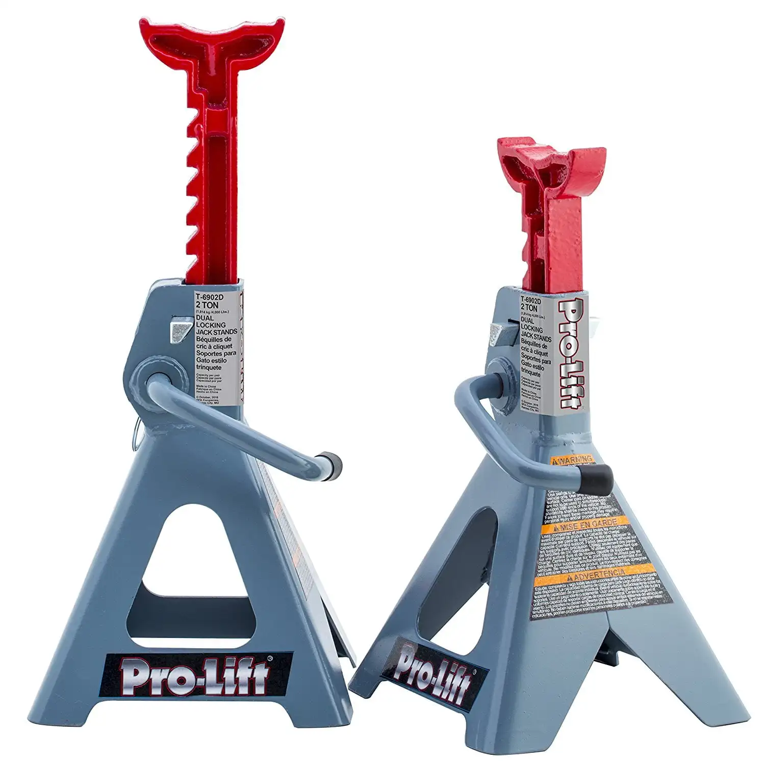 

T-6902D Double Pin Jack Stand Iron 2 Ton, 2 Count