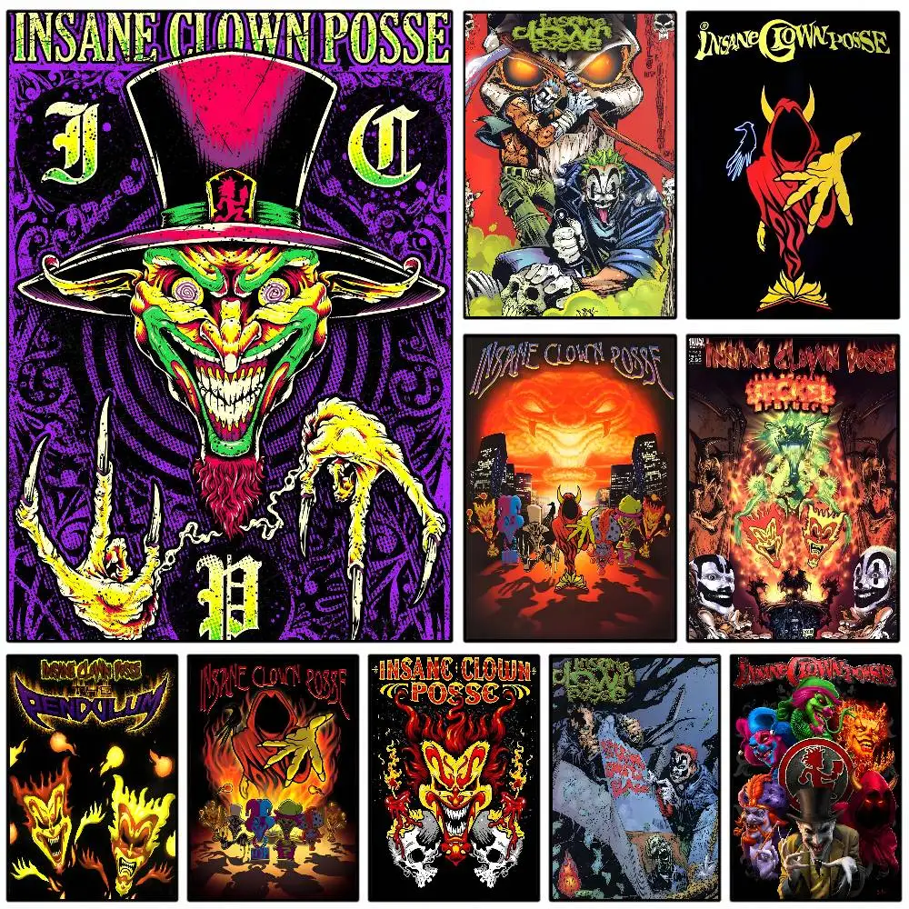 Insane Clown Posse Poster  HD sticky wall waterproof home living room bedroom Dorm bar aesthetic decoration