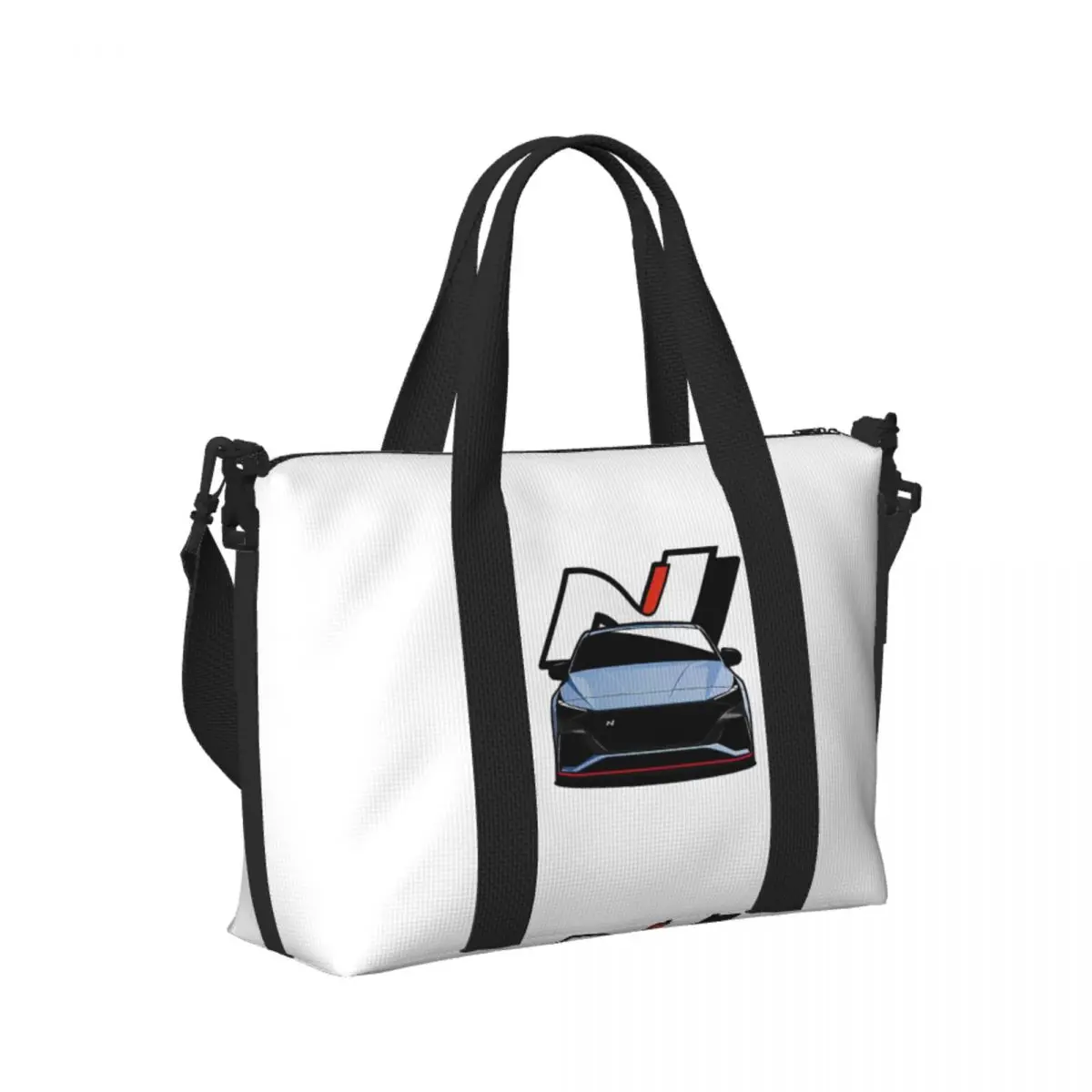 

Custom N PERFORMANCE 1 Beach Travel Bag Large Capacity Tote Bags for Gym Sport Women Shopping Duffle Shoulder Bag