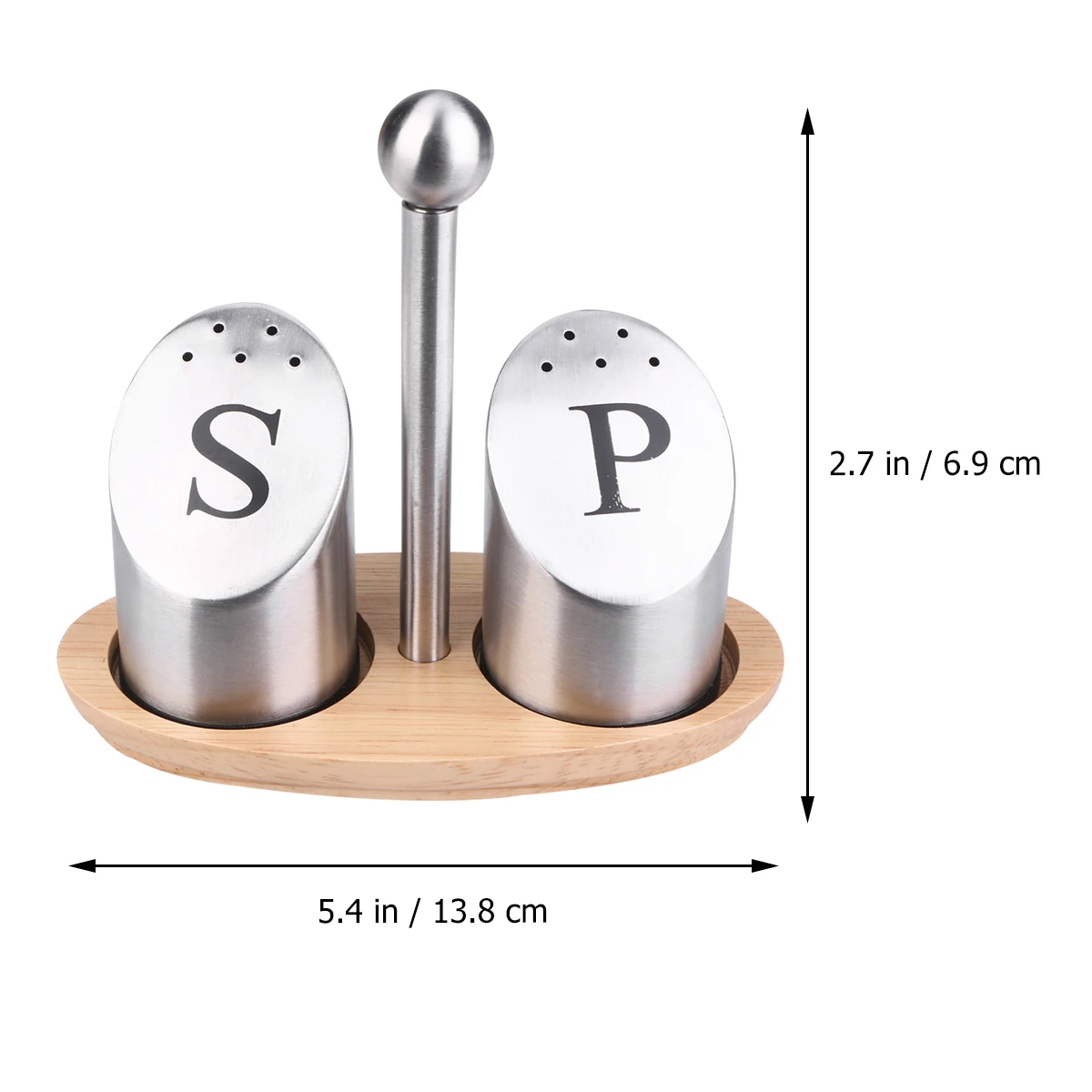 

Stainless Steel Seasoning Jar Container Pepper and Salt Kitchen Supplies Automatic