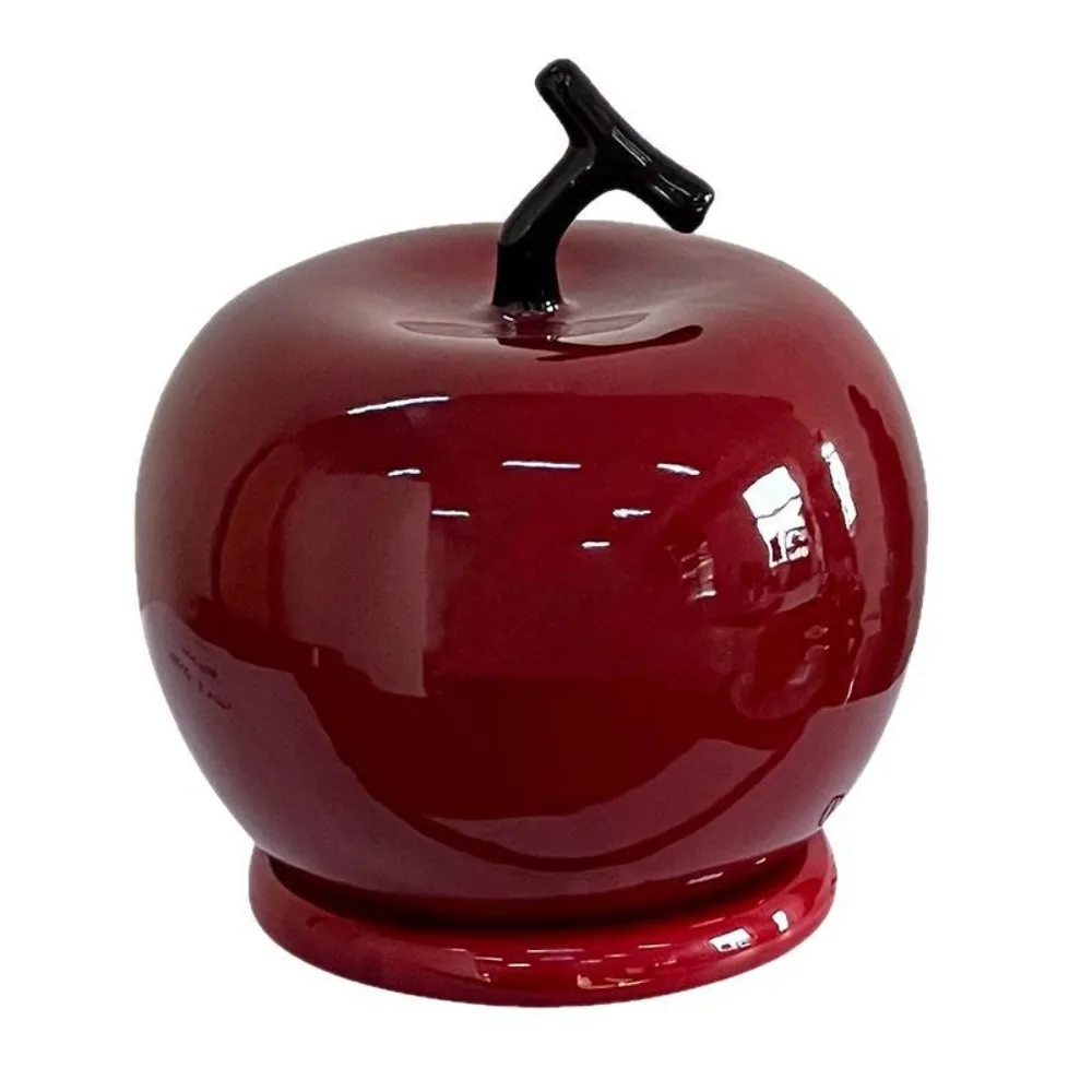 

Ceramics Fruit Theme Toothpick Box Dust-proof Decorative Dental Floss Storage Box Fruit Shape Toothpick Dispenser