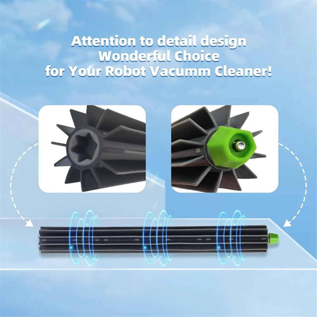

【New User Coupon】Pad Washing Roller for Auto Was Dock for IRobot Combo 10 Max Vacuum Cleaner Replacement Parts