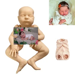 20Inches Unpainted Reborn Doll Parts Laura with Engraved Name Unassembled Doll Kit Include Cloth Body Doll Accessories