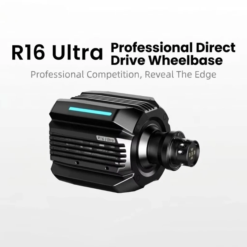 R16 Ultra Direct Drive Wheel Base 16 Nm Torque Sim Racing Base for PC Racing Simulator Game
