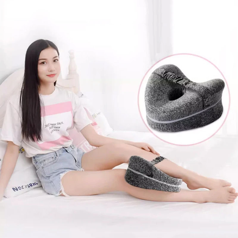 Memory Cotton Leg Pillow Hollow Heart Pregnancy Side Sleeper Sciatica Orthopedic Sciatica Back Hip Relief Pillow For Bed Sofa
