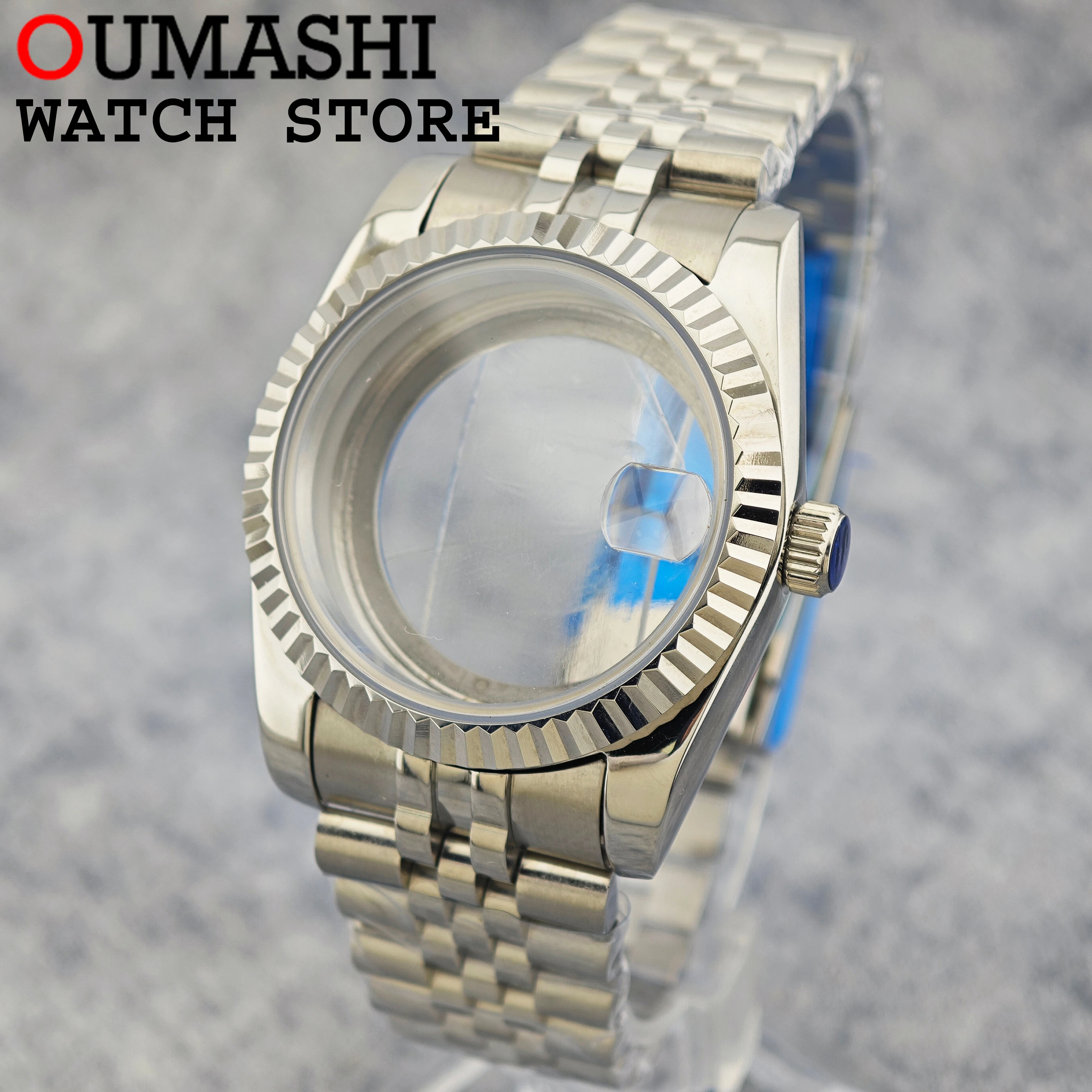 36/39mm NH35 watch case crafted from refined 316L stainless steel paired sapphire glass suitable for NH series movements