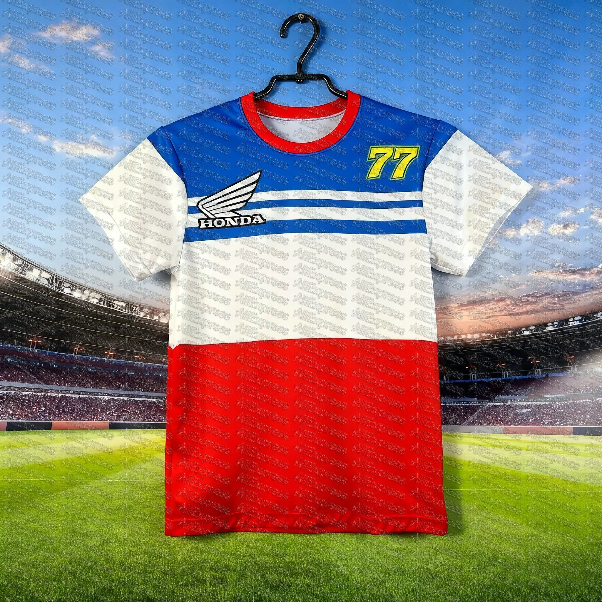 

Мужская футболка Honda Racing, быстросохнущая, с коротким рукавом, легкая и дышащая, мотоциклетная, байкерская, спортивная одежда для верховой езды на открытом воздухе