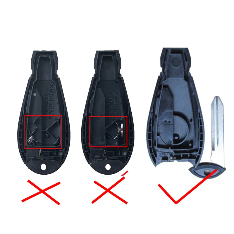 Sostituzione Smart Chiave A Distanza Caso Borsette Per Chrysler Per Jeep Per Dodge RAM Chiave A Distanza Senza Chiave Fob Caso Borsette GQ4-53T