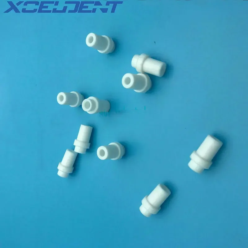 10pcs/pack Dental Oral Saliva Ejector Evacuation Valve Adapters Tips Rubber Dental Material