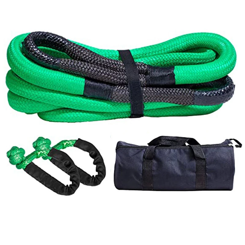 

Веревка для восстановления с 2 мягкими дужками, сверхмощный внедорожный ремень, комплект для восстановления автомобиля для Jeep Truck UTV SUV 6M/9M X 19 мм/22 мм