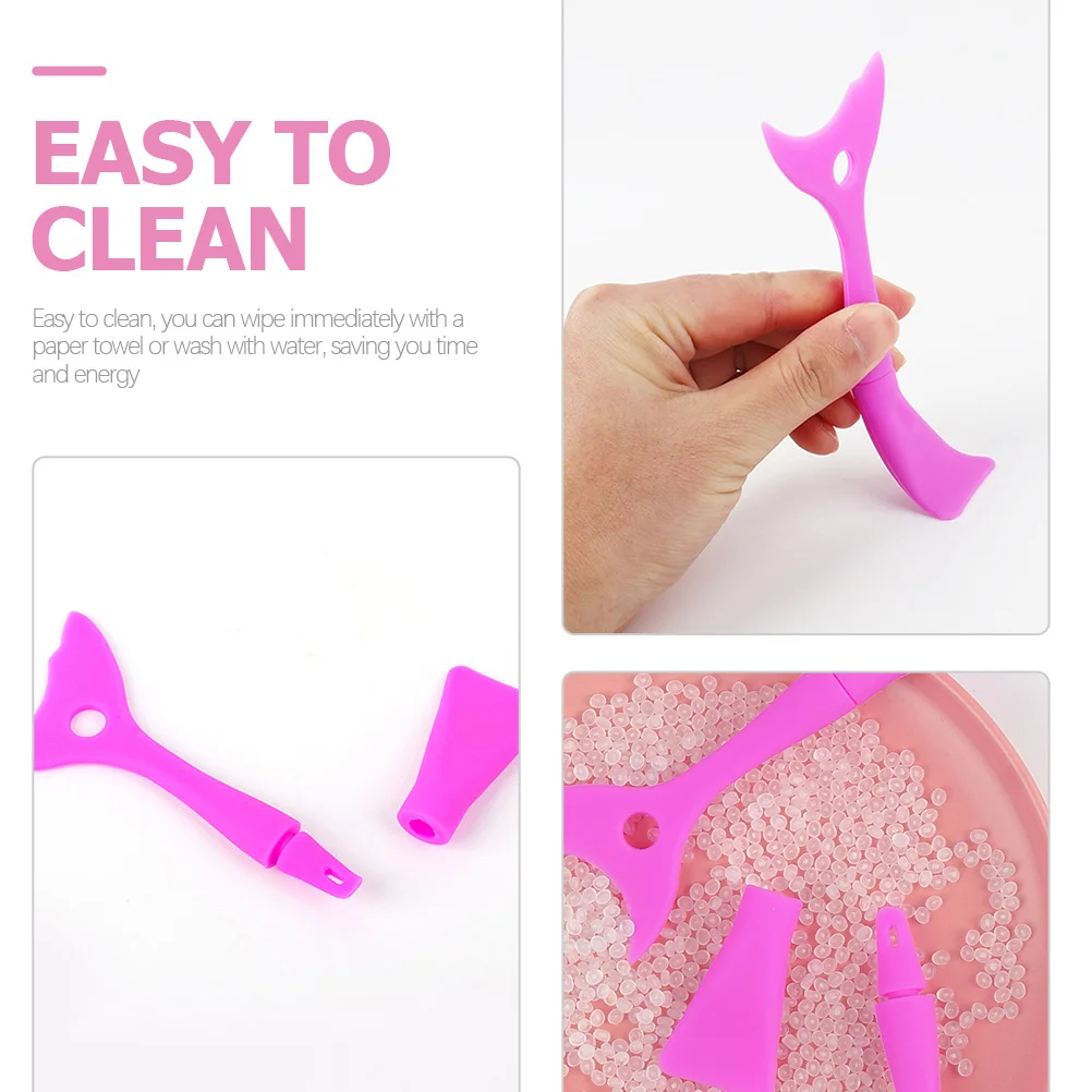 3 قطعة ماسكارا الرموش درع سيليكون كحل الحرس أداة انفصال سهلة ماكياج العين قضيب عينيه حامي #5