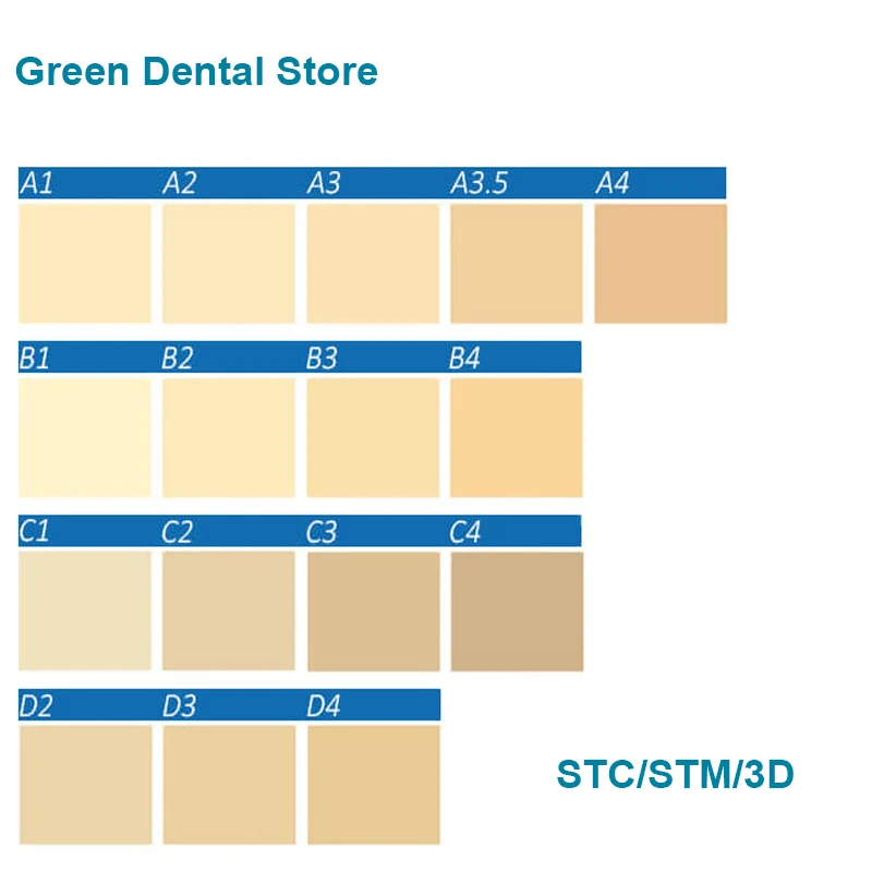 Green 3D Pro Multilayer Zirconia Disc Dental Gradation Layers Made by Japan Powder With High Teeth Whiten Effect