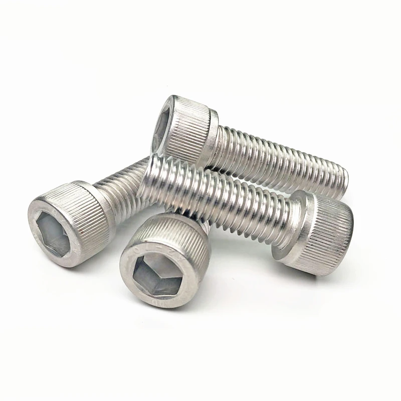 DIN912 Allen socket head screw 304 stainless steel M1.6 M2 M2.5 M3 M4 M5 M6 M8 Hexagon socket head cap screws hex socket screw