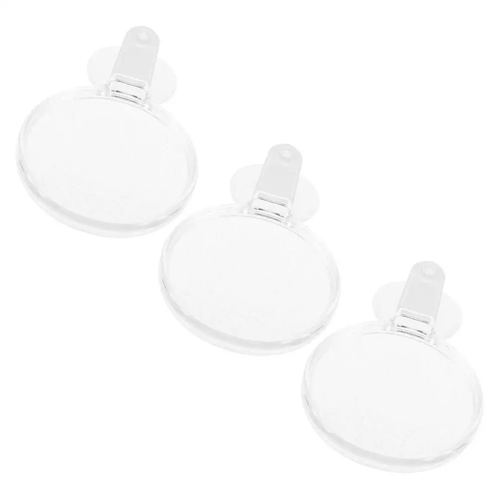 

3pcs Fish Tank Glass Aquarium Lens Viewer Acrylic Tool Suction Cup for Tanks Plants Animals Observation