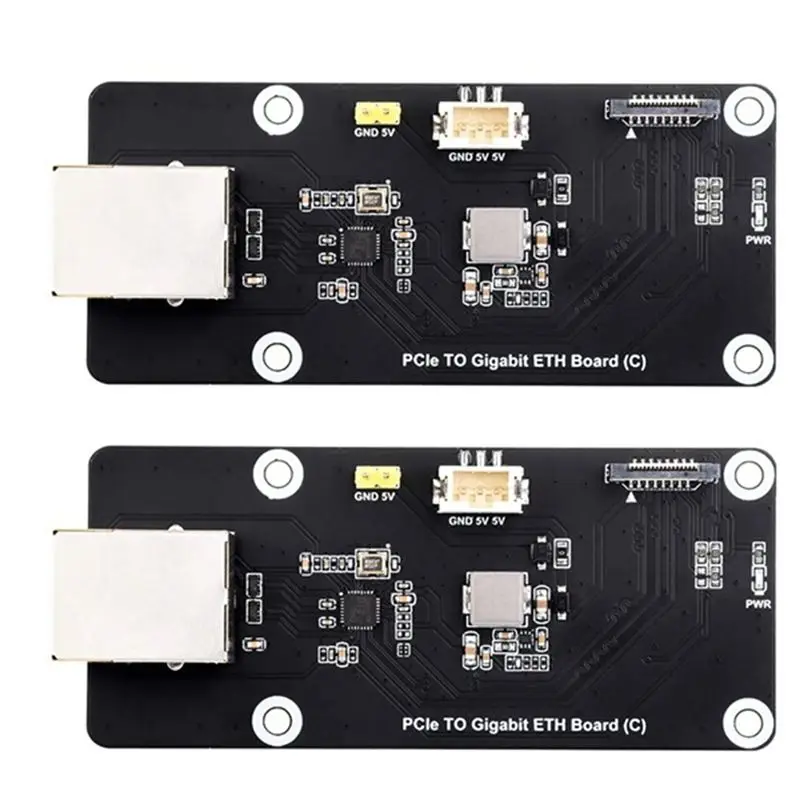 

TFORU-For Raspberry Pi 5 Pcie To Gigabit ETH Adapter Board Supports Rpi OS Driver-Free For Pcie To Gigabit ETH Board Durable