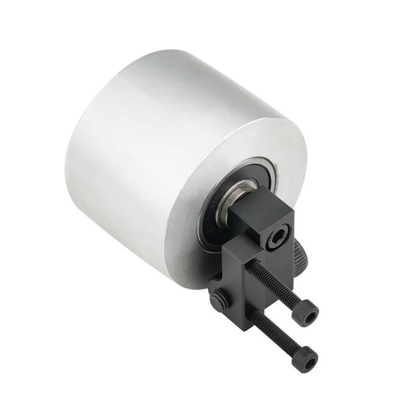 2025+Belt Grinder Aluminum Wheel Deflection Wheel Woodworking DIY Aluminum Alloy Drive Wheel Deflection Wheel Assembly