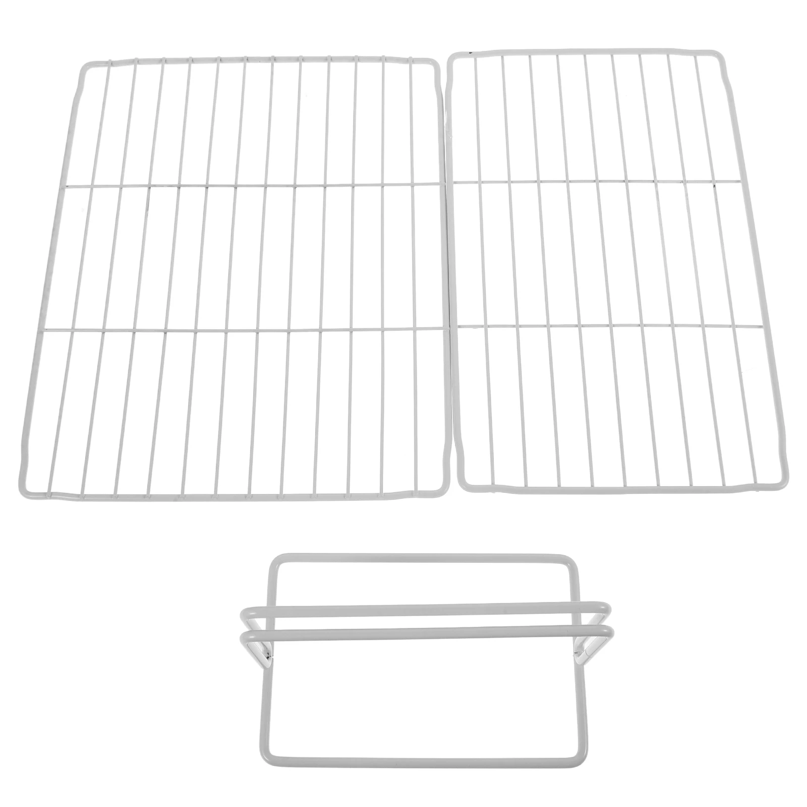 

Freezer Partition Refrigerator Divider Fridge Dividers Iron Wire Chest Supplies Drawer Space Separator Ventilated Mesh Design
