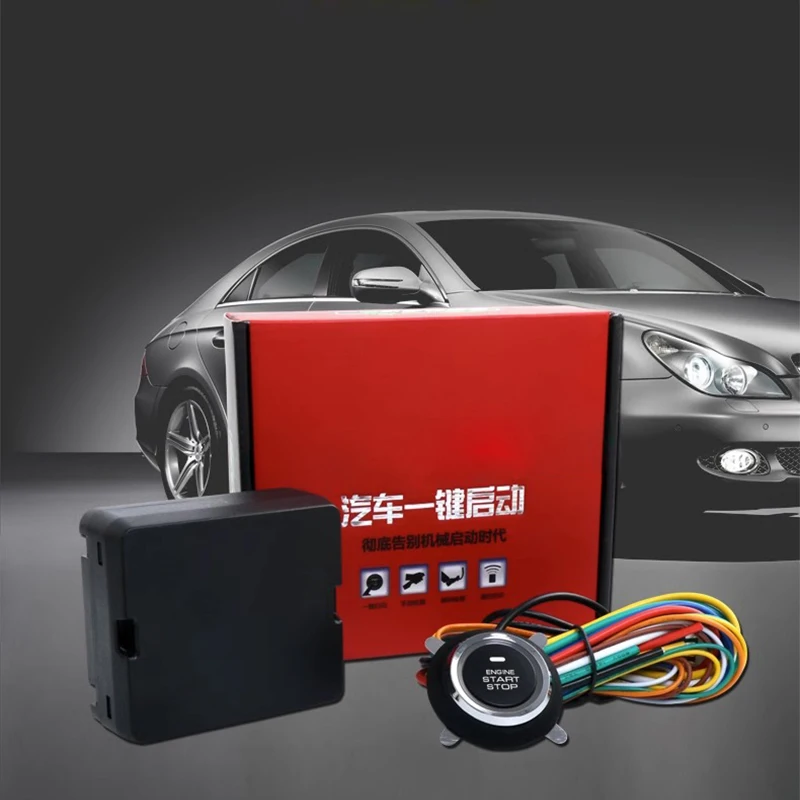 Car one-button start modification system remote start remote start preheating 12V universal for vans and cars